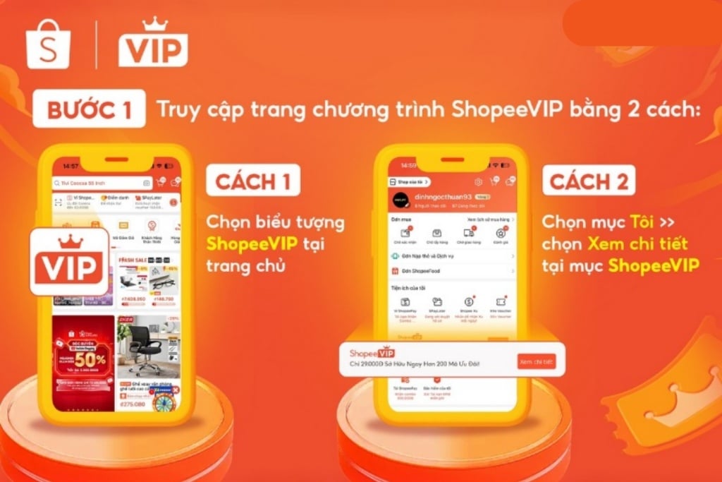 Cách đăng ký Shopee VIP cho người mới