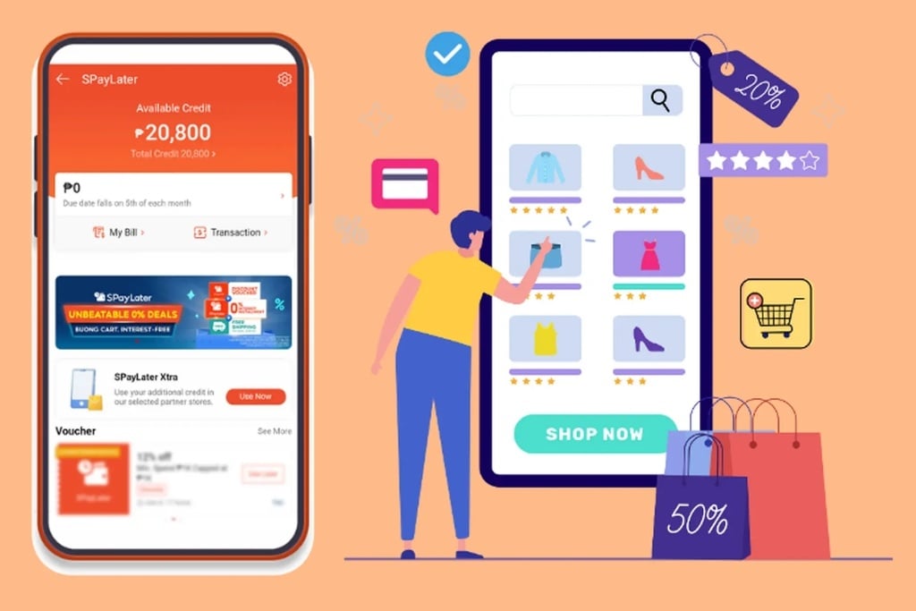 Kích hoạt SPayLater thay thế thanh toán Shopee bằng MoMo