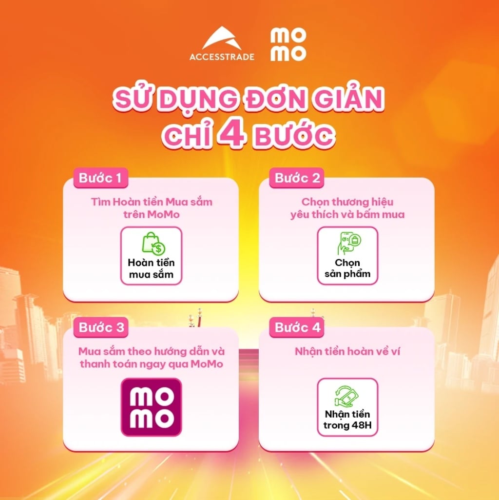Cách liên kết MoMo với Shopee - nhận tiền hoàn về MoMo