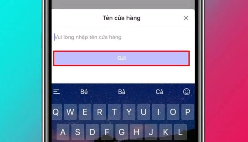 Thực hiện đổi tên TikTok Shop trên điện thoại