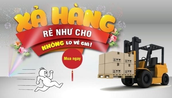 Xả hàng là thanh lý hết toàn bộ hàng hóa tồn kho lâu ngày