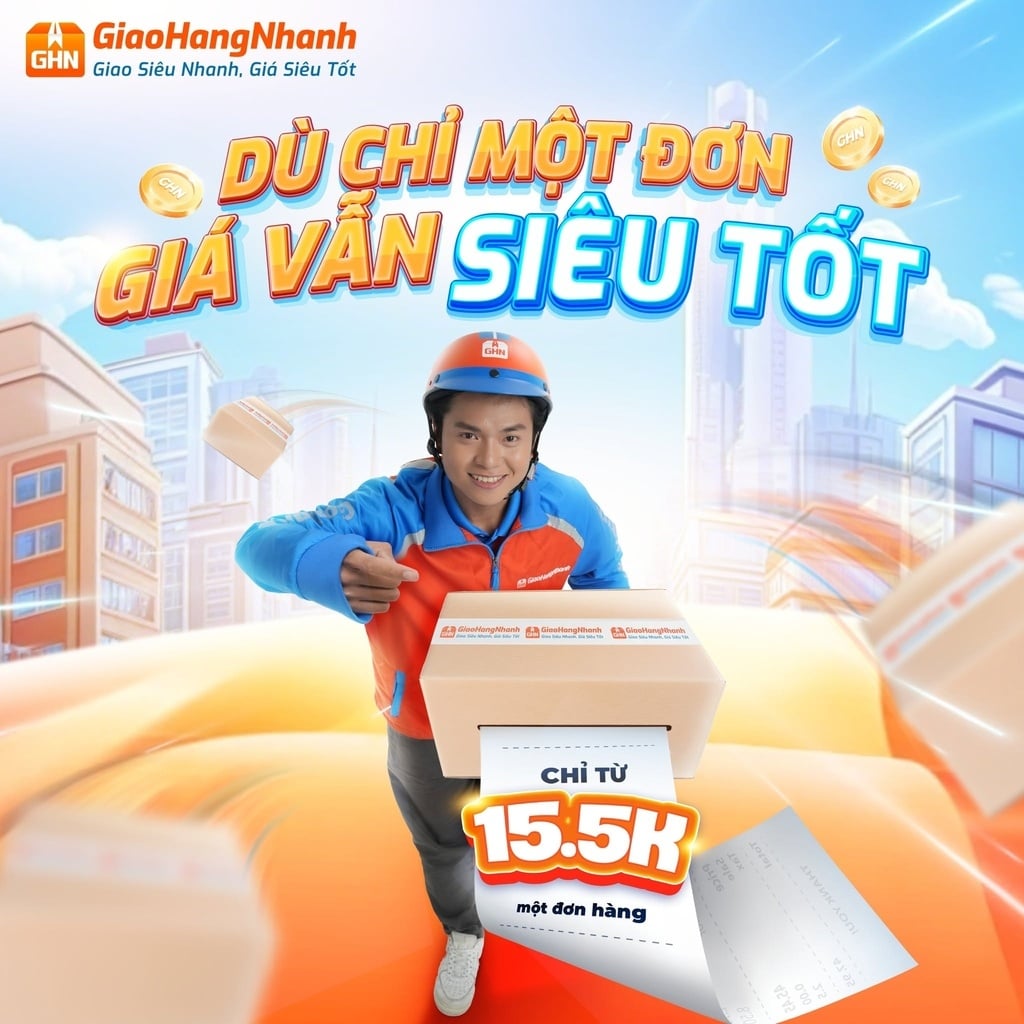 Bảng giá Giao Hàng Nhanh từ 15.500 đồng mỗi đơn