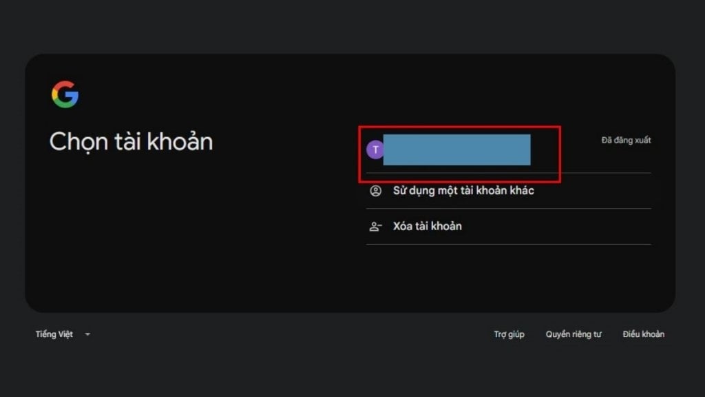 Tiến hành đăng nhập bằng tài khoản Google liên kết với kênh YouTube