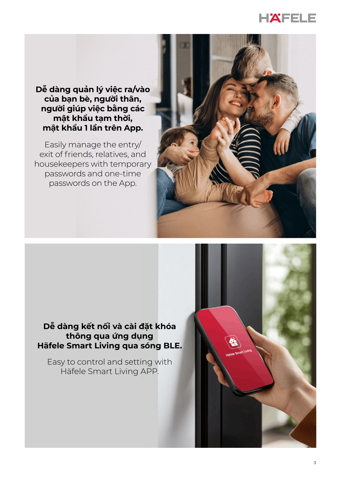 Khoá điện tử Hafele ML2502B 912.21.048