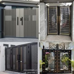 Nên chọn cổng mở 2 cánh hay 4 cánh? ưu và nhược điểm cửa cổng 2 cánh và 4 cánh.