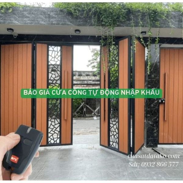 báo giá cổng tự động nhập khẩu