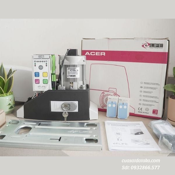 cấu tạo motor cổng trượt lùa tự động