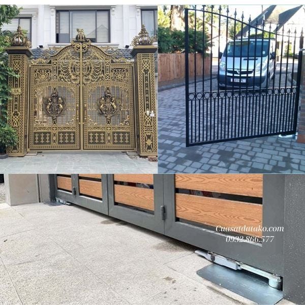 cửa cổng âm sàn tự động