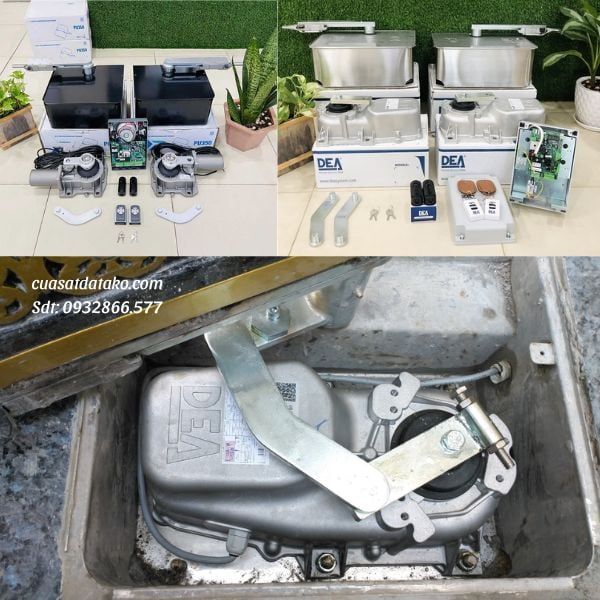 motor cổng âm sàn tự động ý
