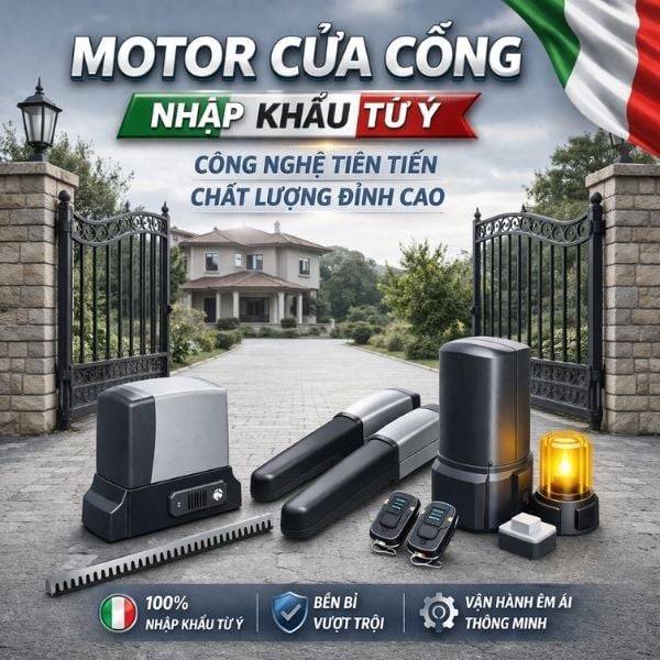 motor cổng tự động nhập khẩu ý