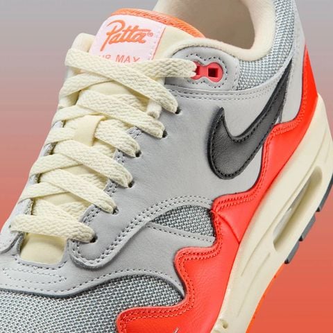 Patta x Nike Air Max 1 Waves “Hyper Crimson” — 