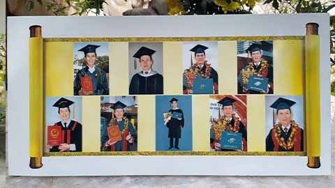 Lưu giữ những dấu ấn cuộc đời bằng ảnh men màu Thiên Tạo
