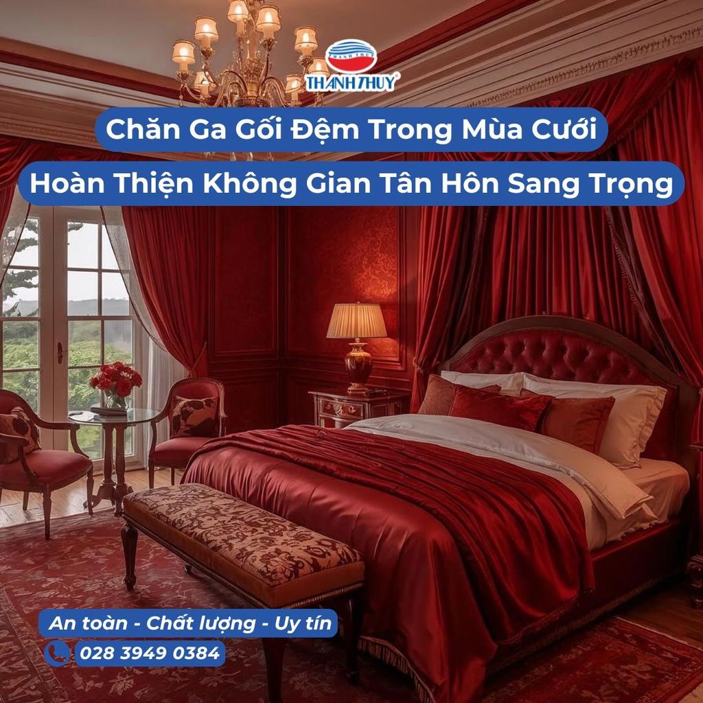 Chăn Ga Gối Đệm Trong Mùa Cưới – Bí Quyết Hoàn Thiện Không Gian Tân Hôn Sang Trọng Và Ấm Áp