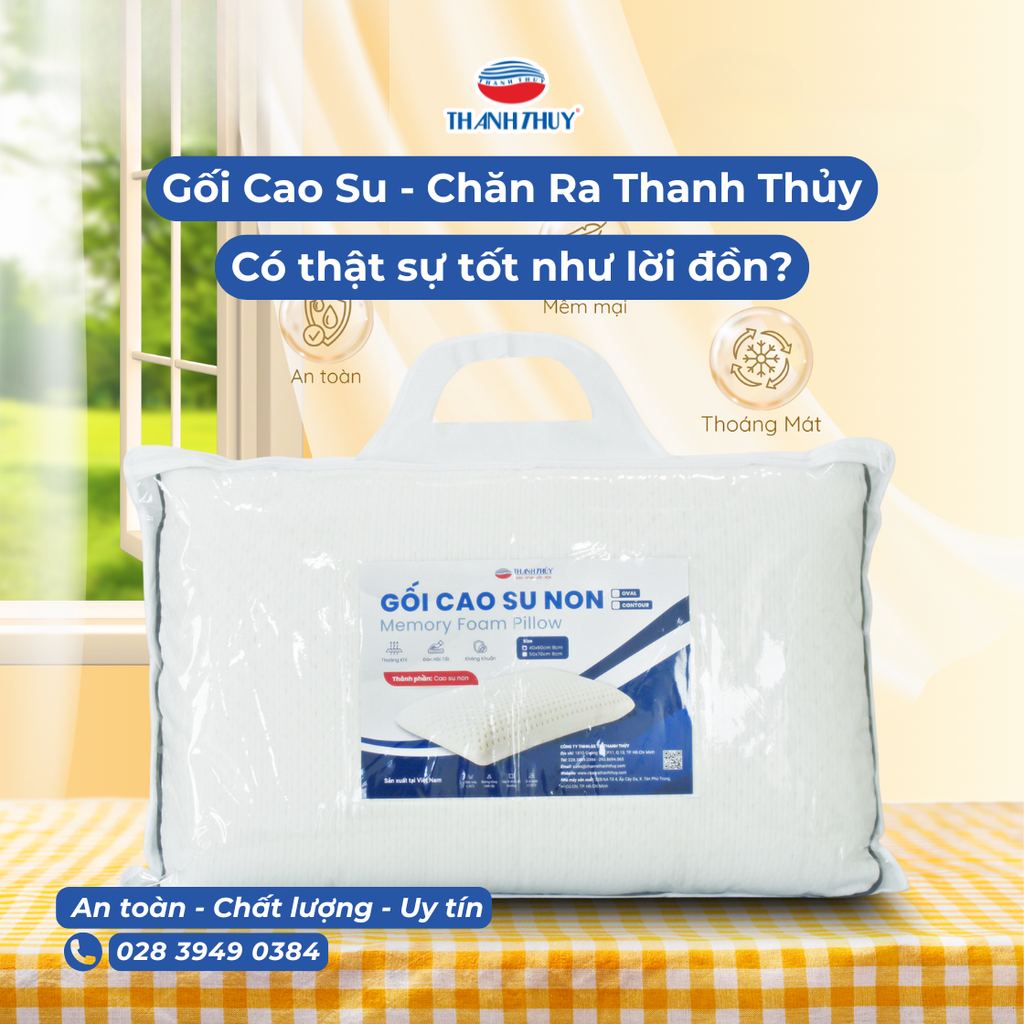 Đánh Giá Chi Tiết Gối Cao Su Chăn Ra Thanh Thủy: Có thật sự tốt như lời đồn?