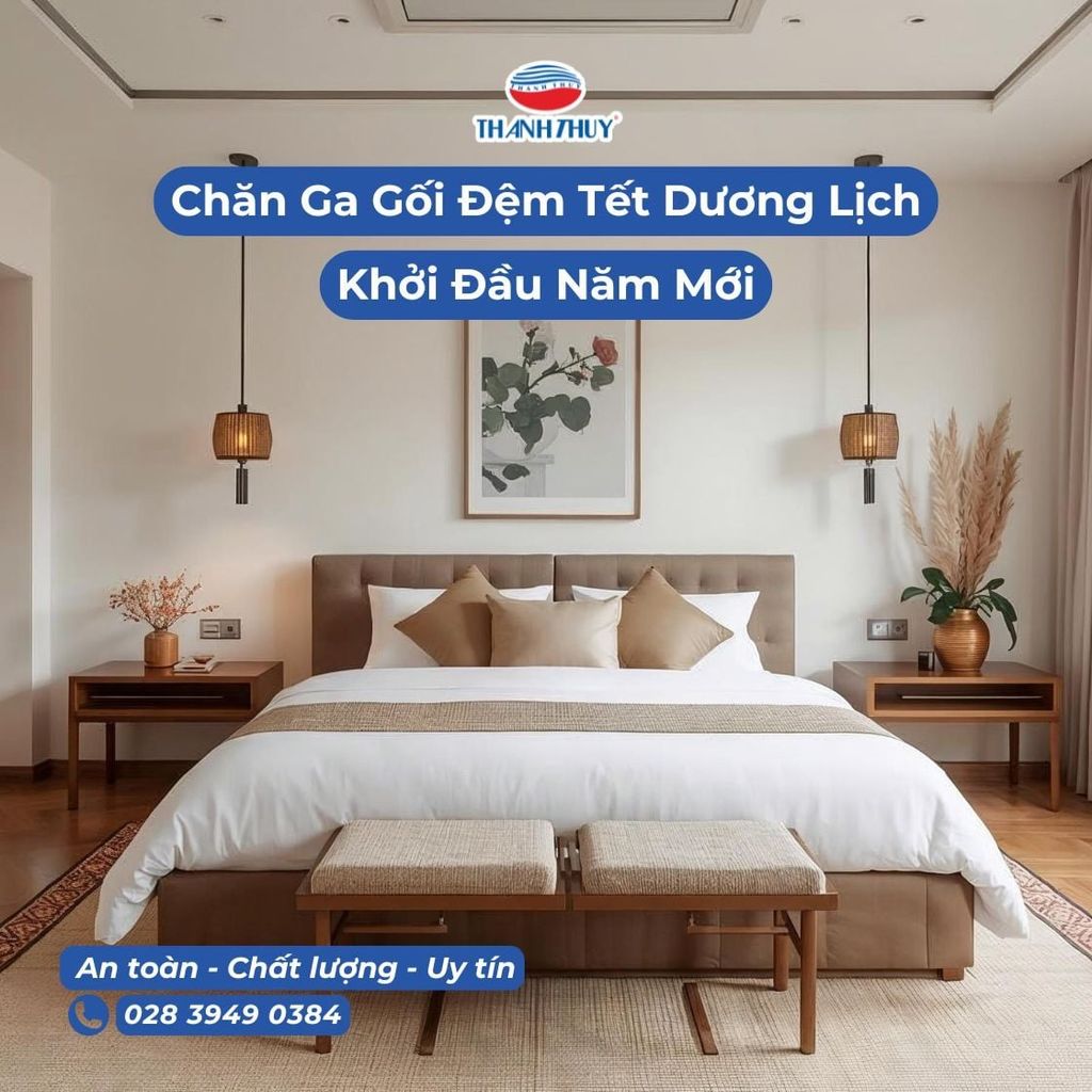 Chăn Ga Gối Đệm Tết Dương Lịch – Khởi Đầu Năm Mới Từ Một Giấc Ngủ Trọn Vẹn