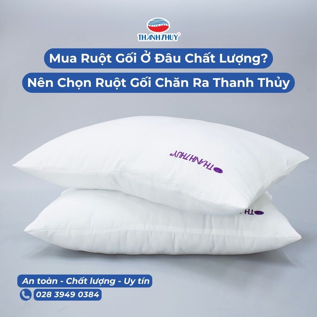 Mua Ruột Gối Ở Đâu Chất Lượng? Top Lý Do Nên Chọn Ruột Gối Chăn Ra Thanh Thủy