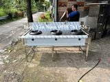 Bếp Á 3 họng inox 304 – lửa mạnh, bền bỉ, hiệu suất cao