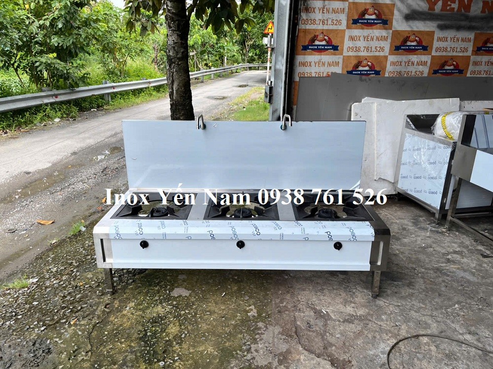 Bếp hầm công nghiệp 3 họng – giải pháp nấu nồi lớn, hiệu suất cao cho bếp nhà hàng!