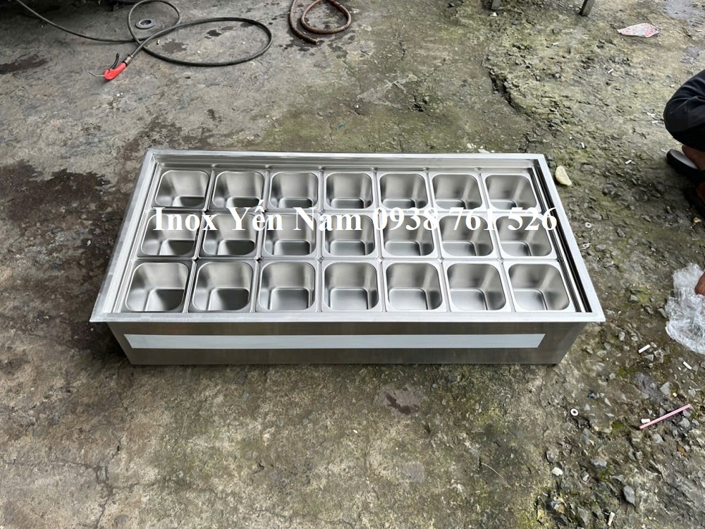 Sở hữu 21 khay topping chuẩn 1/6 – thoải mái đựng trân châu