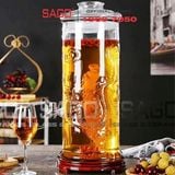 So sánh bình ngâm rượu sâm thủy tinh và bình nhựa