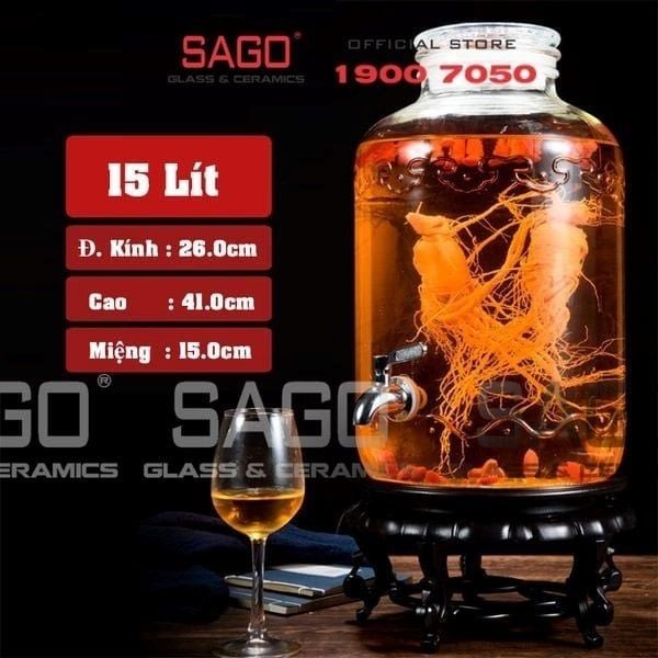 Nên mua bình thủy tinh ngâm rượu loại nào tốt