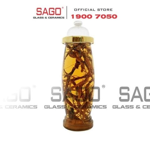 Bình thủy tinh nào phù hợp ngâm sâm Hàn Quốc
