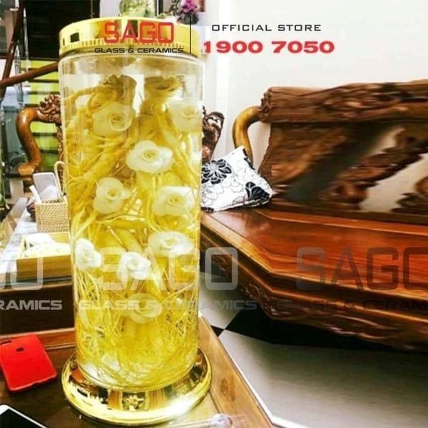 Những mẫu bình sâm thủy tinh được ưa chuộng hiện nay