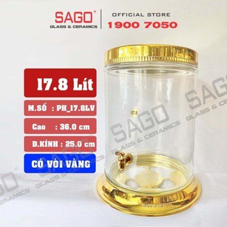 Top Các Mẫu Bình Thủy Tinh Ngâm Rượu 10L, 20L, 50L, 100L Bán Chạy Nhất