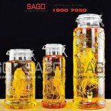 Lựa chọn bình thủy tinh ngâm rượu dáng trụ cho không gian hẹp