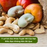 7 Lợi Ích Sức Khỏe Tuyệt Vời Của Hạt Điều Bạn Không Nên Bỏ Qua