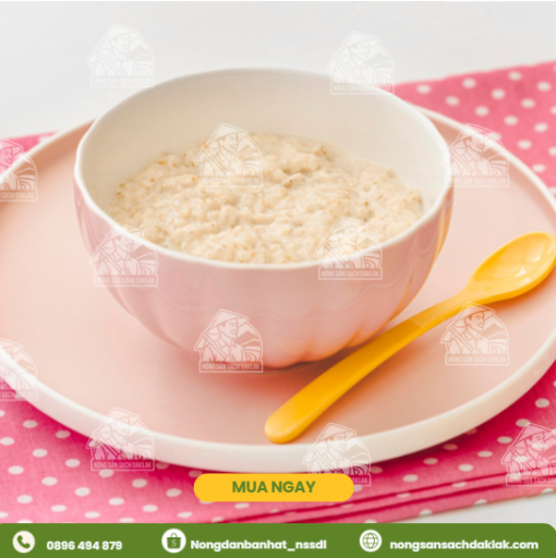 Cháo mắc ca dinh dưỡng cho bé
