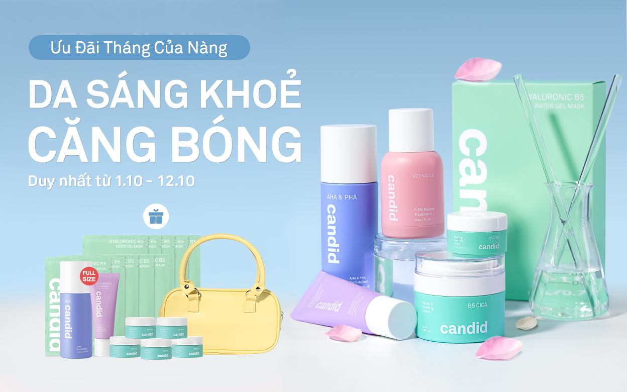 Đặc quyền khi mua sắm tại Website Candid
