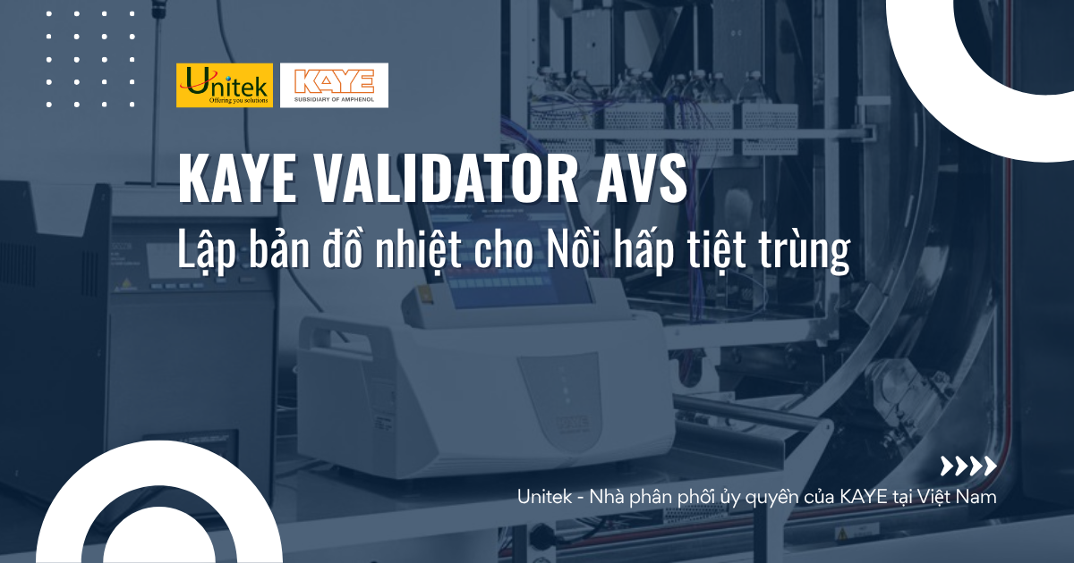 Lập bản đồ nhiệt cho Nồi hấp tiệt trùng với thiết bị Thẩm định tiên tiến Kaye Validator AVS