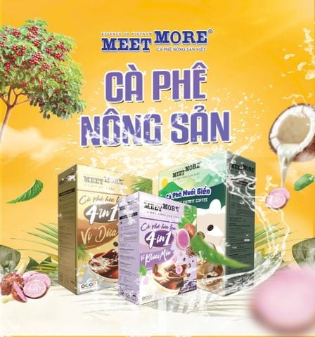 Cà phê Meet More – Bứt phá sáng tạo với hương vị cà phê kết hợp trái cây độc đáo