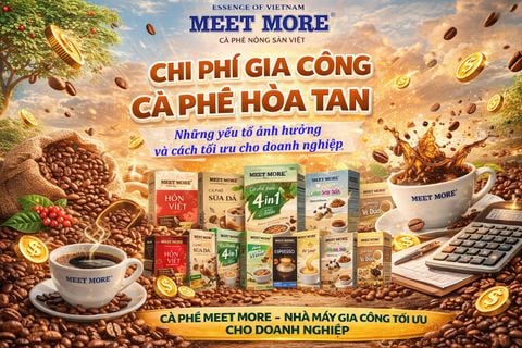Chi phí gia công cà phê hòa tan – Những yếu tố ảnh hưởng và cách tối ưu hiệu quả cho doanh nghiệp