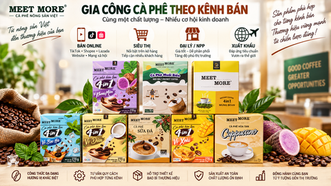 Gia Công Cà Phê Theo Kênh Bán: Online, Đại Lý, Siêu Thị Hay Xuất Khẩu?