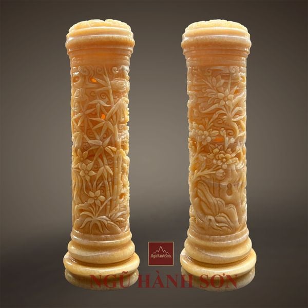 VẬT DỤNG THỜ CÚNG BẰNG ĐÁ QUÝ NGỌC HOÀNG LONG – SANG TRỌNG, RỰC RỠ, TÔN NGHIÊM CHO KHÔNG GIAN THỜ TỰ