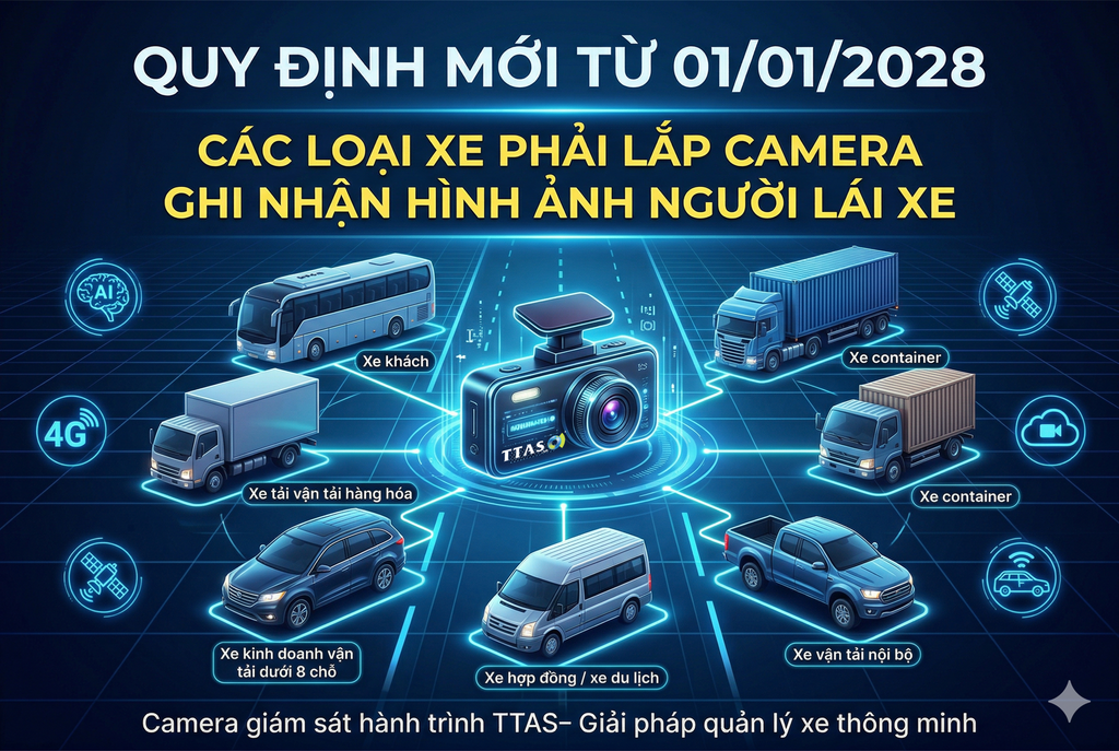 Bạn có biết những loại xe nào bắt buộc phải lắp camera theo Nghị định 10 từ năm 2028 chưa?