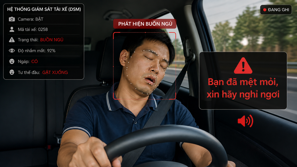 Tổng quan về camera ghi nhận hình ảnh người lái xe
