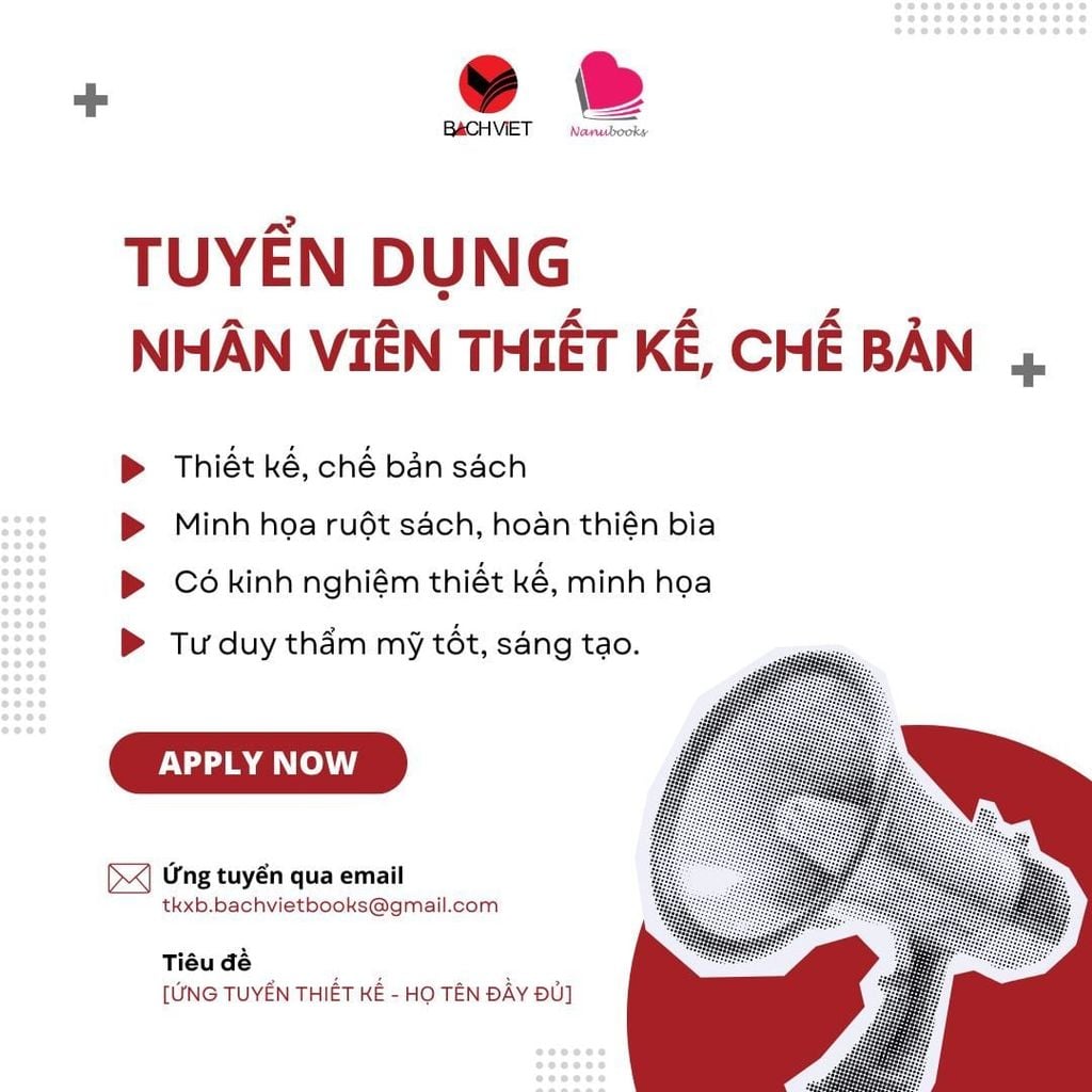 TUYỂN DỤNG NHÂN VIÊN THIẾT KẾ, CHẾ BẢN