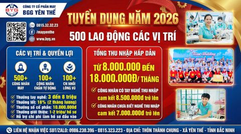 👋 NĂM 2026 – GIA NHẬP BGG YÊN THẾ, AN CƯ LẠC NGHIỆP LÂU DÀI 👋