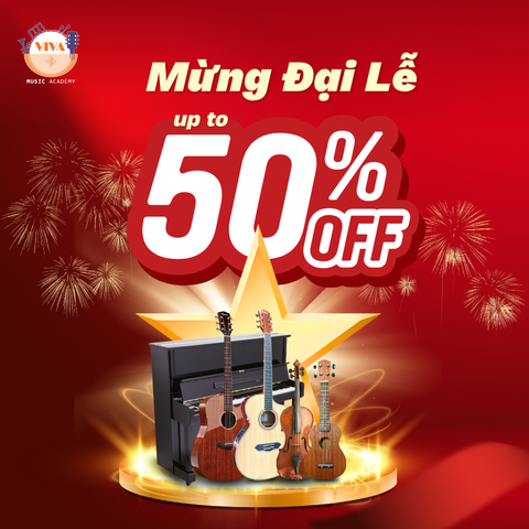 Sale Đại Lễ 30/4 – 1/5: Giảm Sốc Đến 50% Nhạc Cụ & Ưu Đãi Khóa Học Hấp Dẫn
