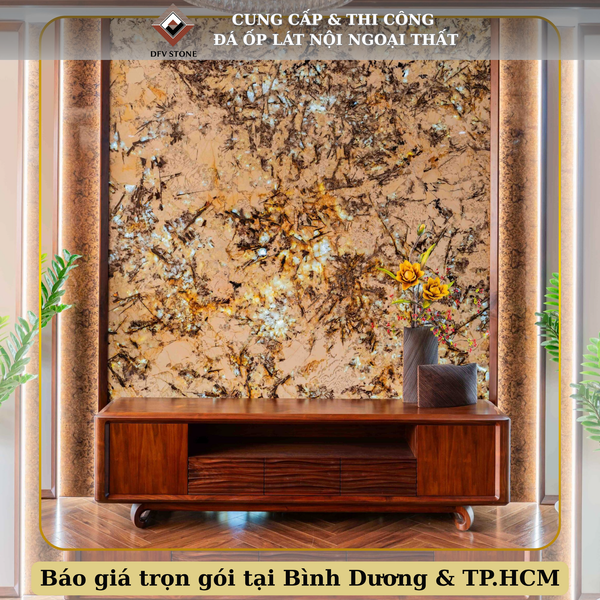 đá ốp vách tivi