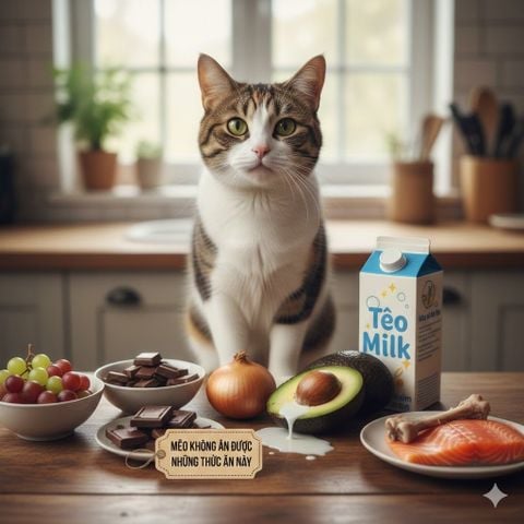 MÈO KHÔNG NÊN ĂN GÌ ? NHỮNG THỰC PHẨM GÂY HẠI