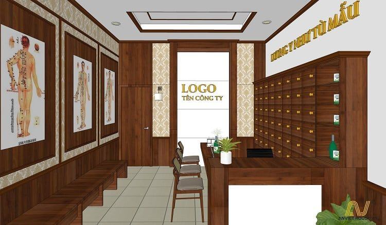 Thiết kế nội thất phòng khám Đông y – khi không gian cũng góp phần tạo niềm tin