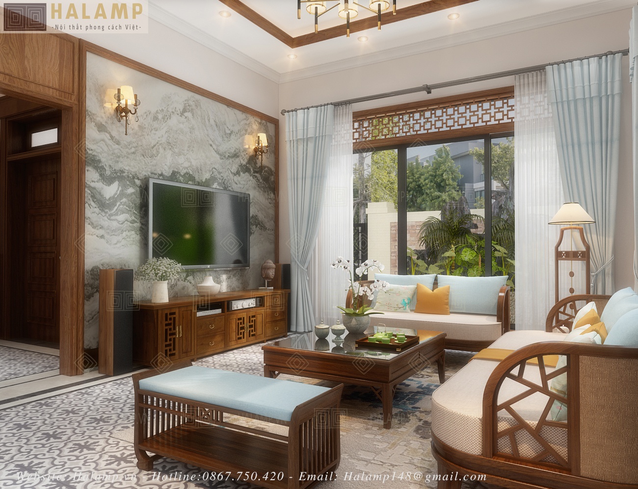 Thiết kế nội thất biệt thự song lập ecopark