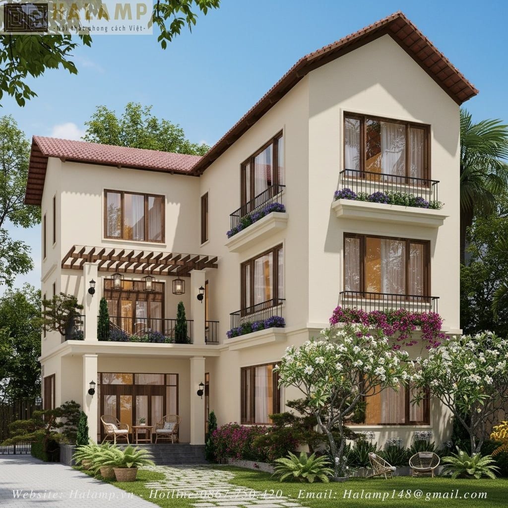 Kiến trúc nhà hiện đại làm homestay