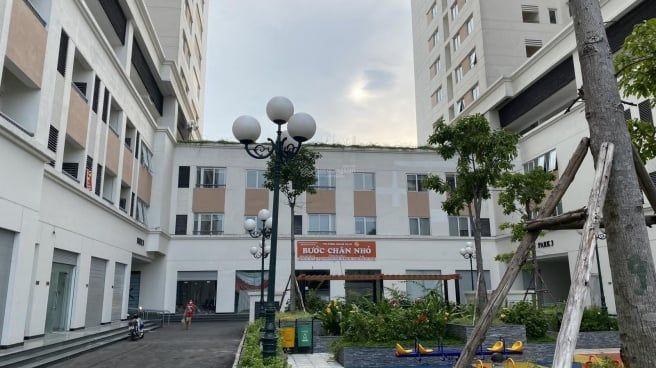 Vị trí căn shophouse nằm ở chân tòa nhà chung cư