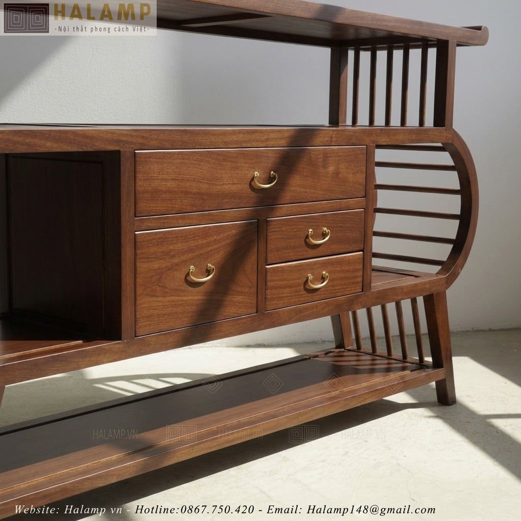 Chi tiết tủ console Grand Bois