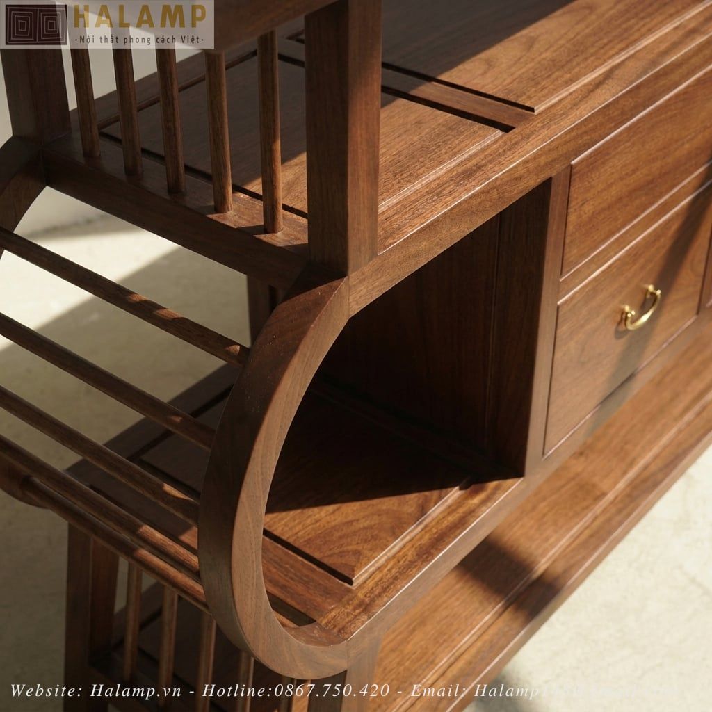 Chi tiết tủ console Grand Bois